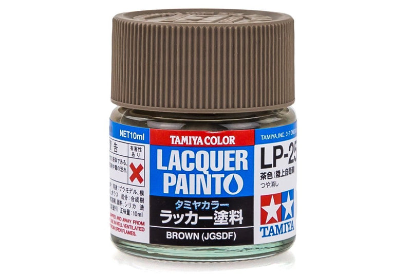 TAMIYA LP-25 BROWN JGSDF LACQUER PAINT 10ML