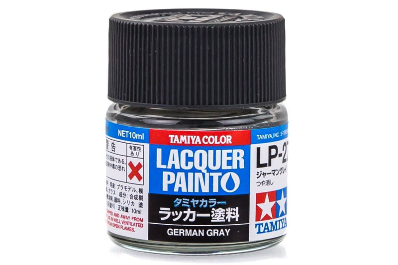 TAMIYA LP-27 GERMAN GREY LACQUER PAINT 10ML