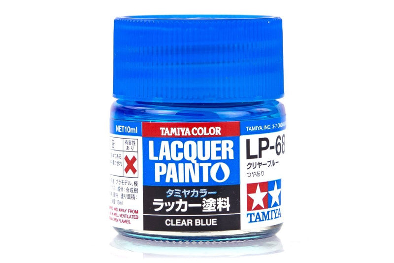 TAMIYA LP-68 CLEAR BLUE LACQUER PAINT 10ML