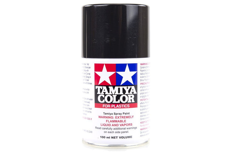 TAMIYA TS-40 METALLIC BLACK PAINT SPRAY CAN 100ML