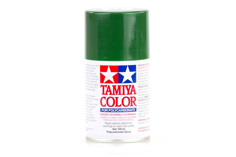 TAMIYA PS-22 RACING GREEN POLYCARBONATE AEROSOL SPRAY PAINT 100ML