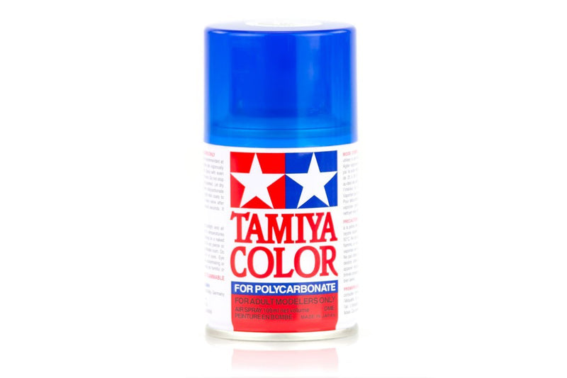 TAMIYA PS-39 TRANSLUCENT LIGHT BLUE POLYCARBONATE AEROSOL SPRAY PAINT 100ML