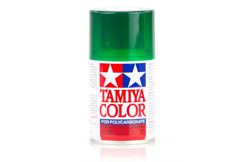 TAMIYA PS-44 TRANSLUCENT GREEN POLYCARBONATE AEROSOL SPRAY PAINT 100ML