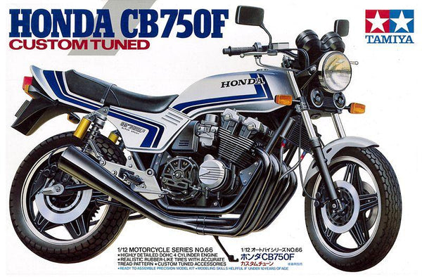 TAMIYA 14066 HONDA CB750F CUSTOM TUNED MODEL MOTORBIKE 1/12 SCALE PLASTIC MODEL KIT