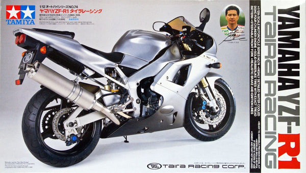 TAMIYA 14074 YAMAHA YZF-R1 TAIRA RACING MODEL MOTORBIKE 1/12 SCALE PLASTIC MODEL KIT