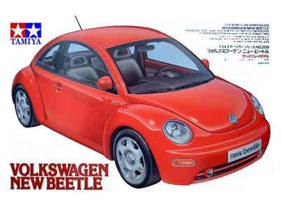 TAMIYA 24200 VOLKSWAGEN NEW BEETLE MODEL VEHICLE 1/24 PLASTIC MODEL KIT