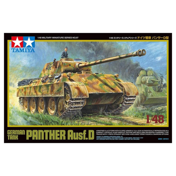 TAMIYA 32597 GERMAN TANK PANTHER AUSF.D MODEL TANK 1/48 PLASTIC MODEL KIT