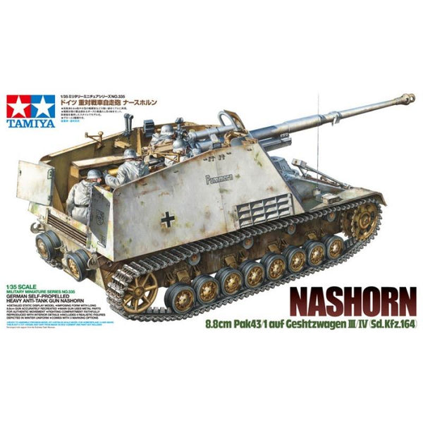 TAMIYA 35335 NASHORN 8.8CM PAK43 MODEL TANK 1/35