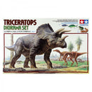 TAMIYA 60104 TRICERATOPS DINOSAUR DIORAMA 1:35 PLASTIC MODEL KIT FIGURES