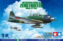 TAMIYA 60785 MITSUBISHI A6M3/3A ZERO FIGHTER MODEL 22 1/72 SCALE PLASTIC MODEL KIT