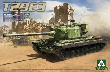 TAKOM 2064 US HEAVY TANK T29E3 1/35 SCALE TANK PLASTIC MODEL KIT