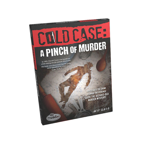 THINKFUN COLD CASE - A PINCH OF MURDER SOLVE THE MYSTERY