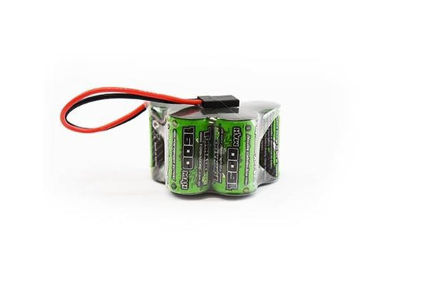 TORNADO RC TRC-1600H NIMH 6V 1600MAH HUMP BATTERY PACK WITH FUTABA PLUG