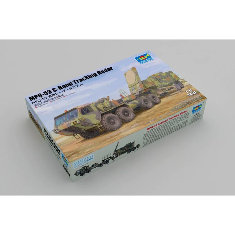 TRUMPETER 07159 MPQ-53 C-BAND TRACKING RADAR 1/72 SCALE VEHICLE PLASTIC MODEL KIT