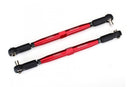 TRAXXAS 7748R TOE LINKS ANODIZED RED WITH SPANNER FOR XMAXX