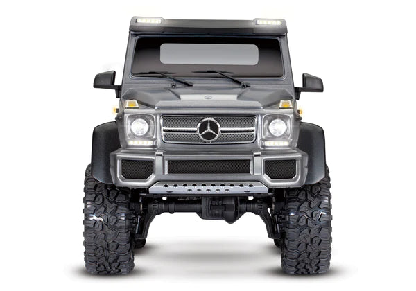 TRAXXAS 88096-4 TRX-6 CRAWLER WITH MERCEDES-BENZ G 63 AMG 6X6 SILVER BODY AND 2.4GHZ 4CH RADIO WATERPROOF ESC TITAN 21T 550 MOTOR