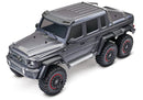 TRAXXAS 88096-4 TRX-6 CRAWLER WITH MERCEDES-BENZ G 63 AMG 6X6 SILVER BODY AND 2.4GHZ 4CH RADIO WATERPROOF ESC TITAN 21T 550 MOTOR