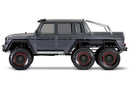 TRAXXAS 88096-4 TRX-6 CRAWLER WITH MERCEDES-BENZ G 63 AMG 6X6 SILVER BODY AND 2.4GHZ 4CH RADIO WATERPROOF ESC TITAN 21T 550 MOTOR