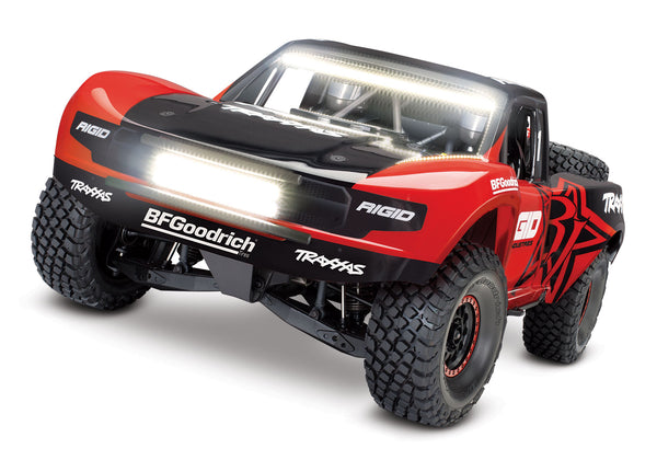 TRAXXAS 85086-4 RED UDR UNLIMITED DESERT RACER WITH LIGHTS 6S COMPATABLE BATTERY AND CHARGER NOT INCLUDED