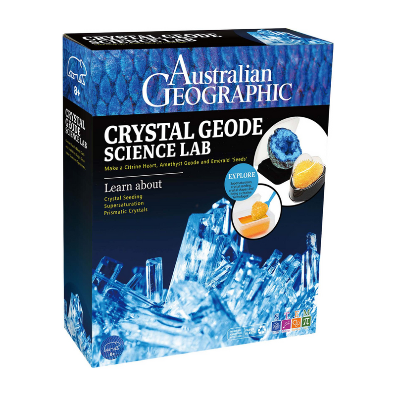 AUSTRALIAN GEOGRAPHIC CRYSTAL GEODE SCIENCE LAB