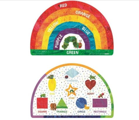 BRIARPATCH THE WORLD OF ERIC CARLE THE VERY HUNGRY CATERPILLAR 2 SIDED JIGSAW FLOOR PUZZLE 26PC