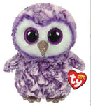 TY BEANIE BOOS MOONLIGHT PURPLE OWL REGULAR