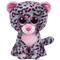 TY BEANIE BOOS TASHA GREY AND PINK LEOPARD MEDIUM