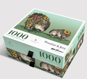 SIGNATURE SERIES SS003 WOMBAT AND JOEY 1000 PIECE JIGSAW PUZZLE