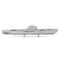 METAL EARTH MMS121 VEHICLES GERMAN U-BOAT TYPE XXI SUBMARINE CUTAWAY 3D METAL MODEL KIT