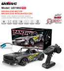 UDIRC UD1602PRO UDIPOWER 1:16 BRUSHLESS 2.4GHZ 4WD DRIFT CAR WITH ESP READY TO RUN BATTERIES DRIFT AND CIRCUIT TYRES INCLUDED - REMOTE CONTROL CAR