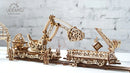 UGEARS 70023 RAIL MOUNTED MANIPULATOR WOODEN 3D PUZZLE CRANE KIT