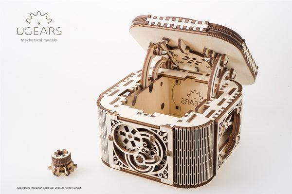 UGEARS 70025 TREASURE BOX MECHANICAL MODEL