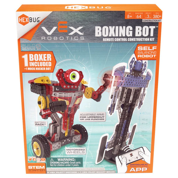 HEXBUG VEX ROBOTICS BOXING BOT REMOTE CONTROL CONTRUCTION KIT BOXER AND MOCK ROCKER BOT
