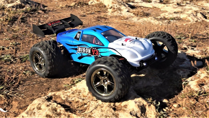 VKAR BISON RTR V3 4x4 TRUGGY UPGRADED 120A ESC 1/10 4WD WITH BATTERY AND CHARGER 2.4GHZ