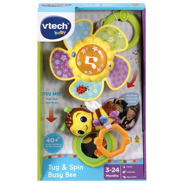 VTECH BABY TUG AND SPIN BUSY BEE