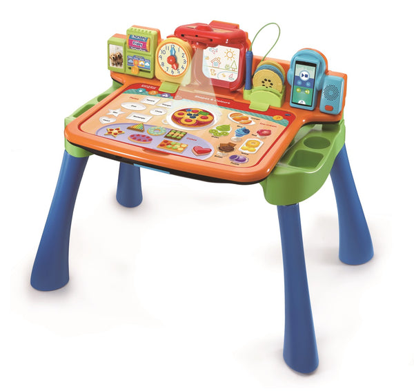 VTECH LEARN AND DRAW ACTIVITY DESK ORANGE / GREEN / BLUE