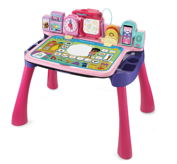 VTECH LEARN AND DRAW ACTIVITY DESK PINK