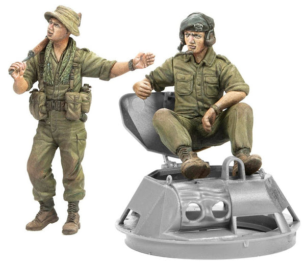 AFV CLUB 1/35 AUSTRALIAN INFANTRY AND M113 CREW VIETNAM WAR ERA-2 FIGURES PLASTIC MODEL KIT