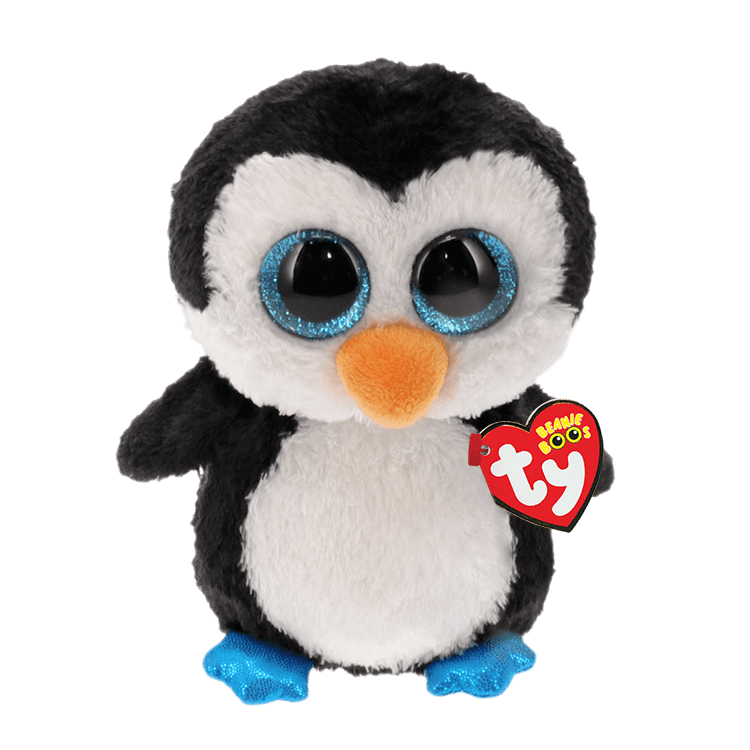 TY BEANIE BOOS WADDLES PENGUIN REGULAR