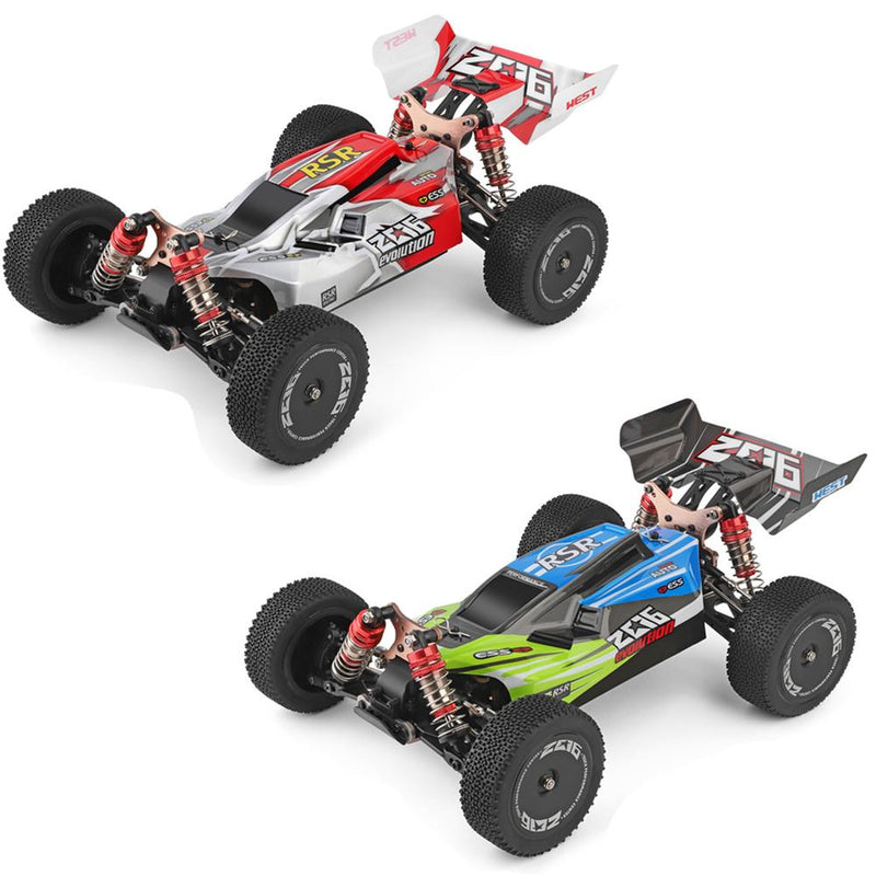 WL TOYS 144001 OFFROAD 1/14 SCALE REMOTE CONTROL 4X4 BUGGY WITH METAL CHASSIS GREEN