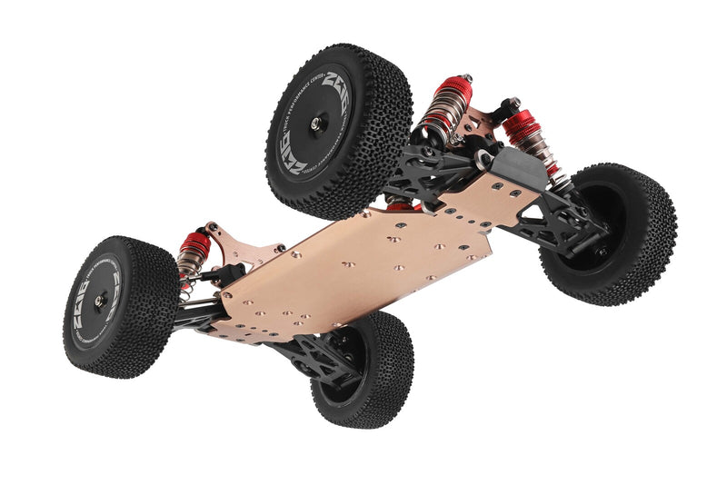 WL TOYS 144001 OFFROAD 1:14 REMOTE CONTROL 4X4 BUGGY WITH METAL CHASSIS RED