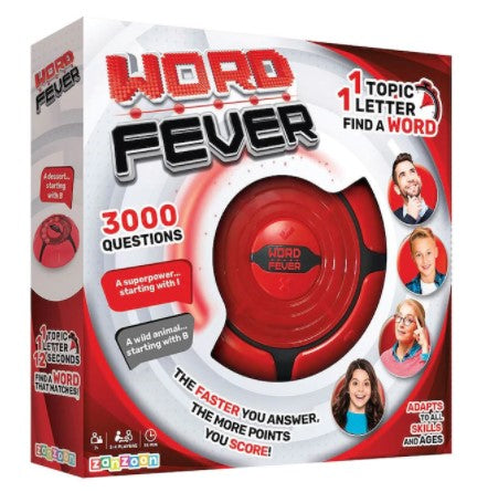 TOMY WORD FEVER ELECTRONIC GAME