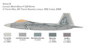 ITALERI 2822 F-22A RAPTOR 1/48 SCALE PLASTIC MODEL KIT