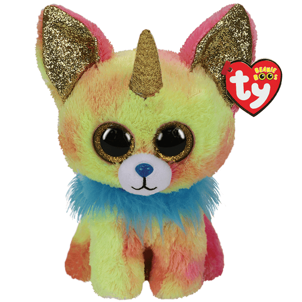 TY BEANIE BOOS YIPS CHIHUAHUA WITH HORN REGULAR