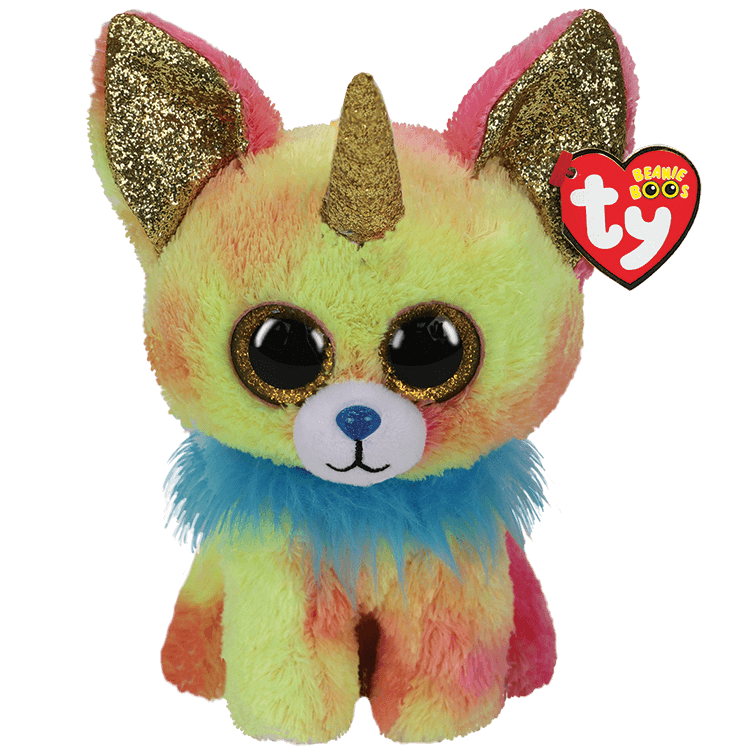 TY BEANIE BOOS YIPS CHIHUAHUA WITH HORN REGULAR