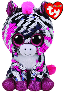 TY BEANIE BOOS FLIPPABLES ZOEY ZEBRA REGULAR