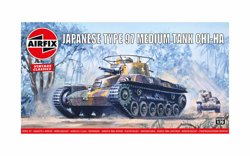 AIRFIX A01319V TYPE 97 CHI HA JAPANESE TANK PLASTIC MODEL KIT