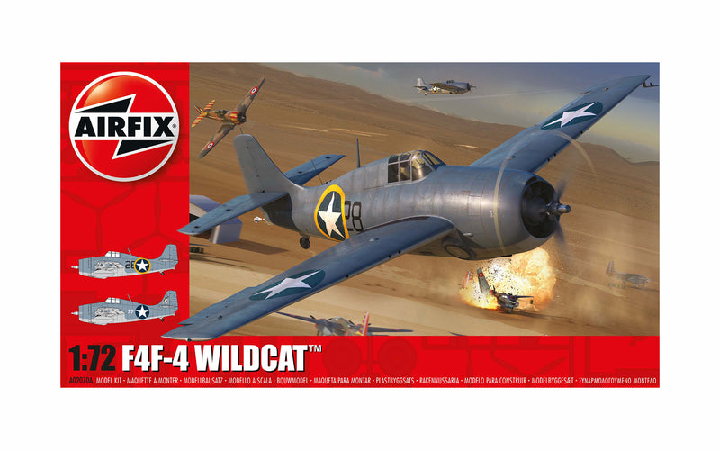 AIRFIX A02070A GRUMMAN F4F-4 WILDCAT PLASTIC MODEL KIT