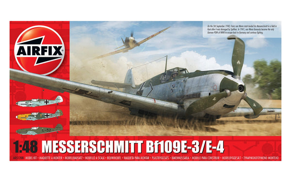 AIRFIX A05120B MESSERSCHMITT BF109E-3/E-4 1/48 SCALE PLASTIC MODEL KIT