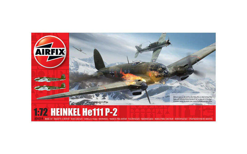 AIRFIX A06014 HEINKEL HE111 P-2 1/72 SCALE PLASTIC MODEL KIT BOMBER